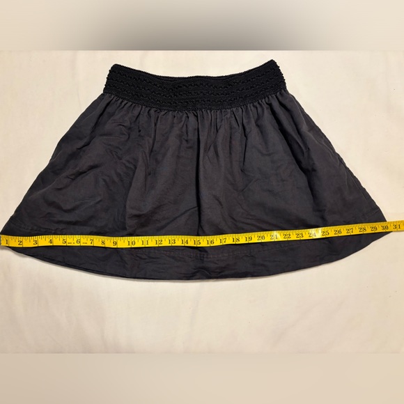 JCrew charcoal gray linen & cotton blend lined skirt, M - Picture 7 of 12